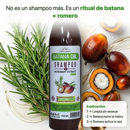 Shampoo Batana Crecimiento Cabello